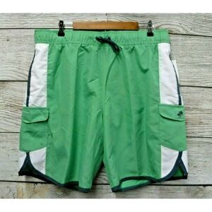 Trunks Swim Mens Size XLarge Grass Lagoon Dante Swim Trunk Shorts New